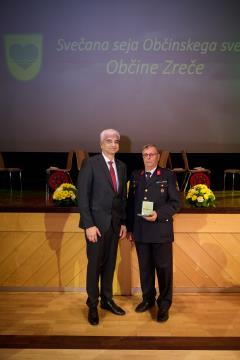 Prejemnik zlatega grba Občine Zreče